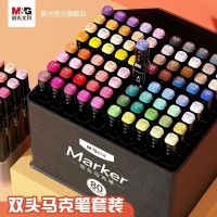 Chenguang marker pen double-headed oily style suit anime color bag safety non-toxic student painting art student special toys