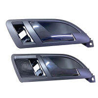 ใหม่ Chrome สีน้ำตาลสีเทาด้านหน้าด้านหลัง Driver Passager ด้านข้างประตู Handle Trim สำหรับ VW Passat B6 3C2 2006-2008รถอุปกรณ์เสริม