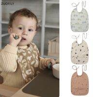 【CC】 Baby Bibs Toddler Cartoon Print Smock for Boy Kids Feeding Bib Apron Infant Saliva Burp