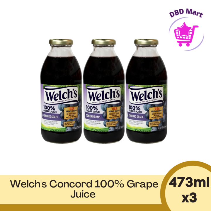 Welch's Concord 100 Grape Juice 473ml x3 Lazada PH