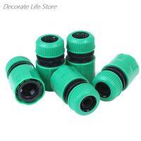 5Pcs 1/2 "Green Hose Joint Coupling Connector For Garden Irrigation Balcony Flowers Garden Water Connector Watering Systems Garden Hoses