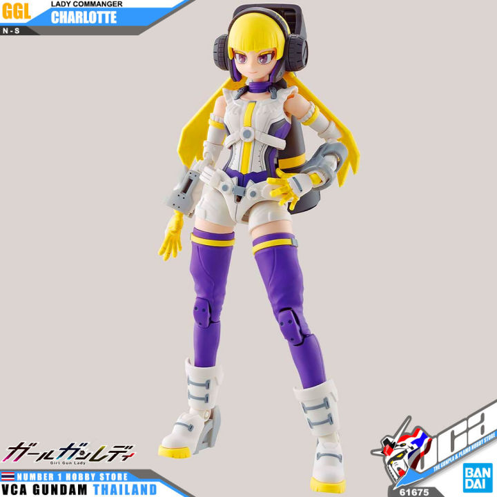 bandai-girl-gunn-lady-commander-charlotte-โมเดล-vca-gundam