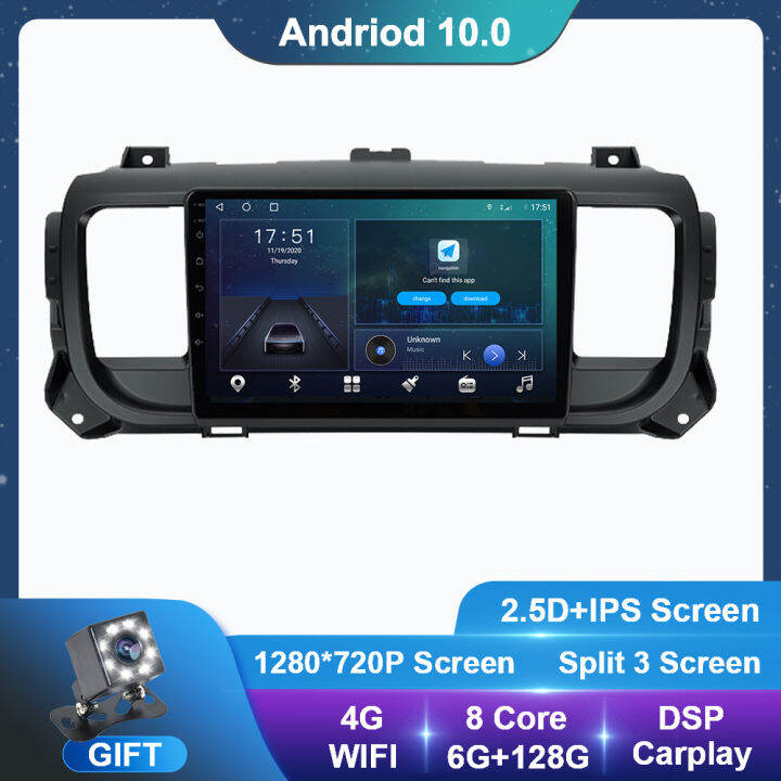 6-128g-android-10-for-citroen-jumpy-3-spacetourer-2016-2021-car-radio-4g-wifi-bluetooth-gps-android-auto-navigation-no-cd-player