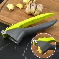 Stainless Steel Garlic Press Crusher Multifunction Handheld Ginger Garlic Mincer Home Cooking Vegetables Squeezer Masher Tools