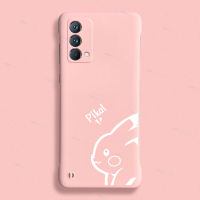 NORVIK เคสโทรศัพท์การ์ตูนน่ารักสีชมพูไร้ขอบสีขาวสำหรับ Realme GT Master Edition นีโอ3 Neo 2 Neo 3T Neo 2T Neo 5G เคสฝาหลังสร้างสรรค์ N11-3