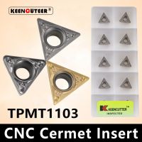 External Turning Tool TPMT110304-HQ KT60 KT6020 TPMT110308 KT60 Carbide Insert For Cermet STUPR/L Lathe Parts CNC Cutter Cutting