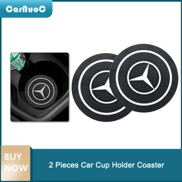 Car Cup Holder Coaster Compatible with Mercedes-Benz ~ 2 Pieces