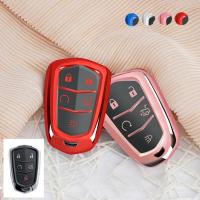 ஐ New TPU Car Remote Smart Key Fob Case Holder Cover For Cadillac XT5 CT6 SRX ATSL