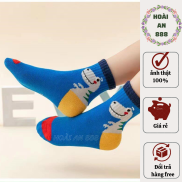 Sét 5 Đôi tất trẻ em cổ cao cho bé trai và bé gái chất cotton 100% mịn đẹp