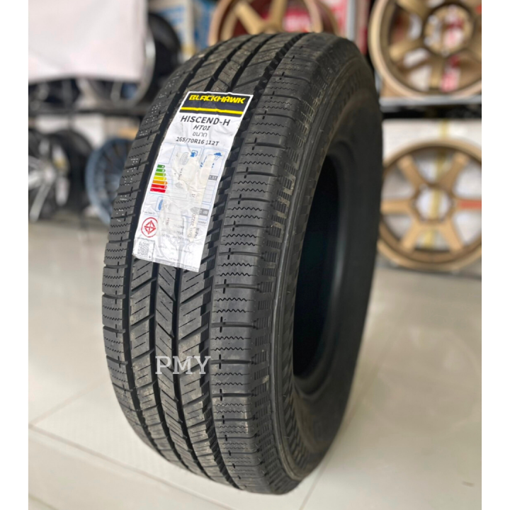 265-70r16-112t-ยางรถยนต์-ยี่ห้อ-blackhawk-รุ่น-hiscend-h-ht01-ล็อตผลิตปี23-ราคาต่อ1เส้น-ราคาพิเศษ-ซื้อ4เส้นแถมกระเป๋าผ้า-จำนวนจำกัด