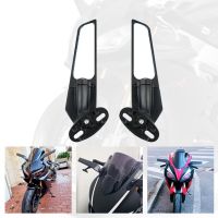 2PCS Motorcycle Mirror Modified Wind Wing Adjustable Rotating Rearview Mirror Moto Accessories for YAMAHA YZF R1 R3 R125 R25 R15