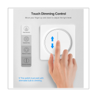 Tuya สมาร์ท Wifi สวิตช์หรี่ไฟ,สัมผัสแผงลดแสงผนังสวิทช์100-240V,ทำงานสำหรับ Alexa Home