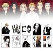 Miếng Dán Hình Xăm Anime Tokyo Revengers Sano Manjiro Phụ Kiện Hóa Trang