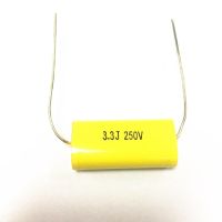 10pcs 3.3UF 250V Polypropylene Capacitor Axial Audio Capacitor 250V 3.3uF