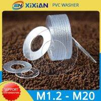 Mesin Cuci Plastik PVC Keras M1.2 M1.4 M2 M2.5 M3 M4 M5 M6 M8 M10 M12 M20 Gasket Transparante Isolatie Platte Paded Voor Schroeve