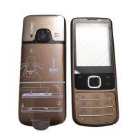 6700หลังกรอบกลางด้านหน้าฝาหลังประตูแบตเตอรี่เคสสำหรับ Nokia 6700 6700C คลาสสิกที่อยู่อาศัยเต็มรูปแบบด้วยปุ่มกดอังกฤษรัสเซีย