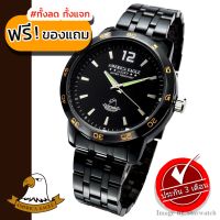 AMERICA EAGLE นาฬิกาข้อมือสุภาพบุรุษ สายสแตนเลส รุ่น AE092G - Black/Black