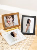 [Fast delivery]High-end Simple wood grain photo frame for table setting picture frame washable photo 5 inches 6 inches 7 inches 8 inches 10 inches A4 photo frame printing photos