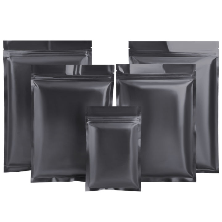 stobag-100ชิ้นสีดำเคลือบ-f-rosted-บรรจุภัณฑ์อาหารถุง-ziplock-ปิดผนึกสำหรับลูกอมชาถั่วขนมขบเคี้ยวการจัดเก็บผนึกถุงโลโก้