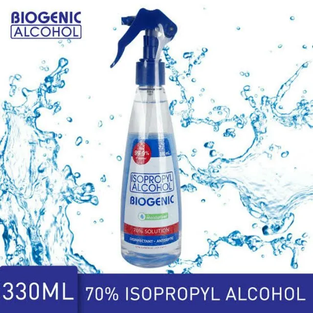 Biogenic 330ml Isopropyl Alcohol Spray Lazada Ph 1651