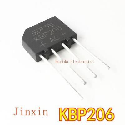 10Pcs ใหม่2A KBP206 600V Rectifier Bridge Rectifier Flat Bridge New Spot