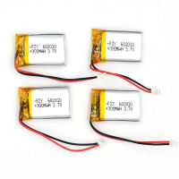 4X 3.7V 300mAh 602030 Li Polymer LiPo แบบชาร์จได้ 1.25connector แบตเตอรี่สำหรับ mp4