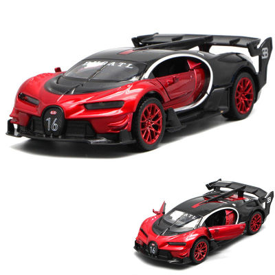(Boxed) 1:32 Bugatti Gt New Alloy Car Model Sports Car Model Display With Light Sound Effect Warrior