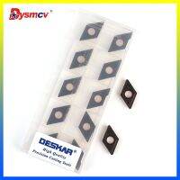 DESKAR 100% DCMT11T304 LF9218 DCMT11T308 LF9218 เม็ดมีดคาร์ไบด์สองสีคุณภาพสูงสําหรับเครื่องมือกลึงภายในและเครื่องมือกลึง