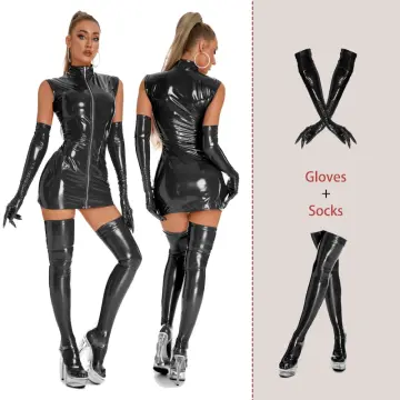 Fashion Aiiou Erotic Women Shiny Pu Leather Leggings Wetlook Latex