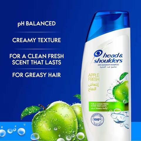 head-amp-shoulders-shampoo-370ml-apple-fresh-ด้วยกลิ่นหอมสดชื่นยาวนานของกรีนแอปเปิ้ล-kawaofficialth