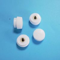 10pcs M3 M4 M5 white colour Round Knurled Plum Bakelite Hand Tighten Nuts Plastic Head Hand Knob Thumb Nut