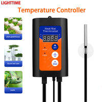 【คลังสินค้าพร้อม】Digital Heat Mat Thermostat 1000W Temperature Controller For Hydroponic Plant Seed Germination Reptiles Pet Supplies With Probe