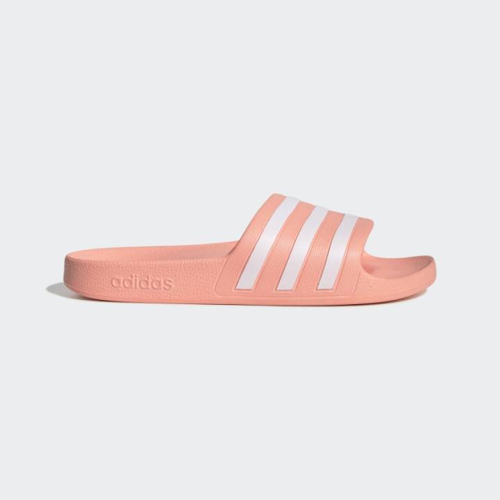 รองเท้าแตะอดิดาส-adidas-adilette-aqua-สีชมพูแถบขาว