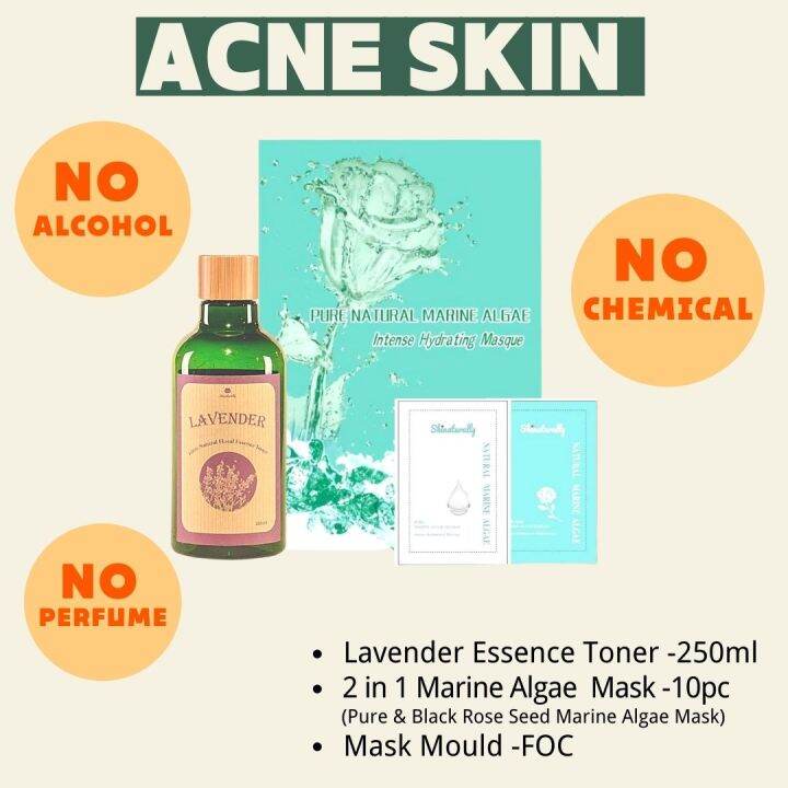 [ACNEPRONE SKIN] Lavender Essence Toner RTG 2IN1 Natural Organic