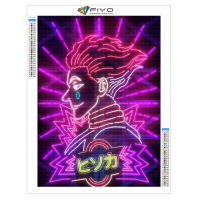 pintura diamante Anime Abstract Mi Red Light Demon Slayer Diamond Painting Picture 5D DIY Full Diamond Art Mosaic Embroidery