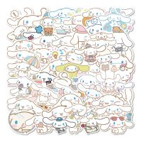 10/30/50PCS Sanrio Cute Cinnamoroll Stickers Cartoon Kids DIY Funny Decals Gift Toy DIY Suitcase Phone Skateboard Fridge Helmet Stickers