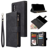 A51 A71 A41 Zipper Wallet Leather Phone Case For Samsung S22 S21 S20 Ultra S10 Plus S9 S8 S10e Note 20 10 + A50 A70 Flip Case