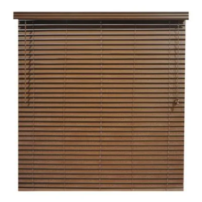 Blinds PVC ,Wooden pattern,there are 2 sizes - brown