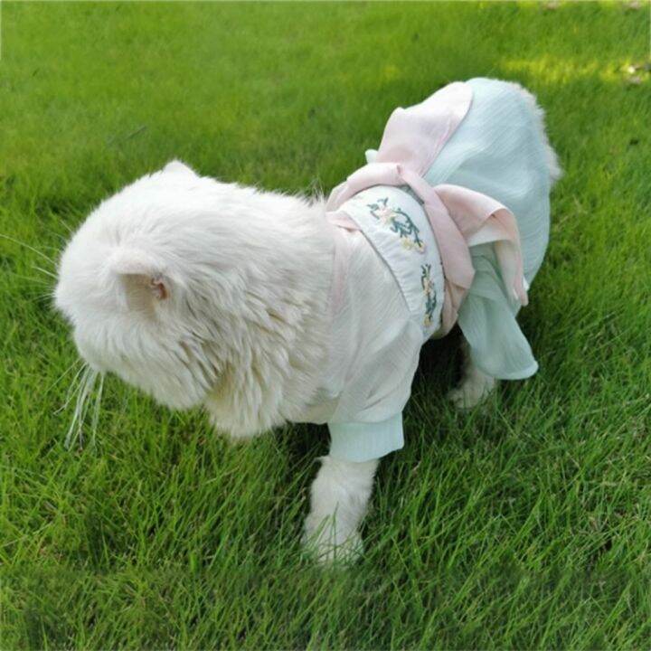 style-2023-summer-breathable-dog-princess-dress-embroidery-cat-antique-dress-cat-clothes-puppy-thin-skirt-pet-hanfu-dresses