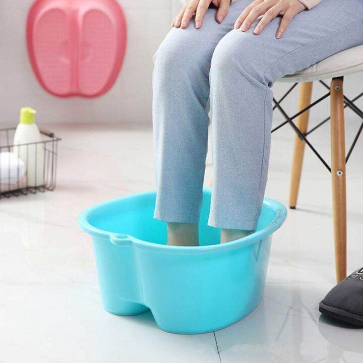 household-plastic-foot-soak-basin-heightening-thickening-foot-soaking-bucket-massage-health-foot-bath-footbath