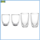 แก้ว แก้ว2ชั้น เป็นงานแก้วเป่า มีเอกลักษณ์เฉพาะตัว 2 ใบ  PASSERAD พัสเซียรัด (IKEA)