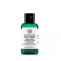 THE BODY SHOP TEA TREE SKIN CLEARING MATTIFYING TONER 60ml โทนเนอร์สูตรสดชื่น สำหรับเช็ดกระชับผิวหลังการล้างหน้า ช่วยให้ผิวหน้าสวยใสไม่มันวาว