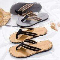 HOT11★ชายชายหาด Flip Flops ฤดูร้อนกลางแจ้งสไตล์เกาหลีน้ำหนักเบาลื่นรองเท้าแตะสบายๆรองเท้าแตะ Zapatilla Hombre