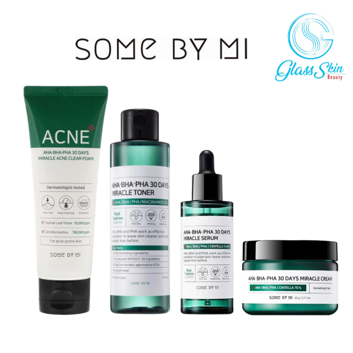 Some By Mi AHA BHA PHA 30 Days Miracle Acne Clear Foam 100ml / SOME BY ...