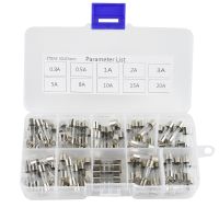 100Pcs Set 5x20mm Quick Blow Glass Tube Fuse Suit combin Assorted KitsFast blow Glass Fuses 0.3A0.5A 1A 2A 3A 5A 8A 10A 15A 20A