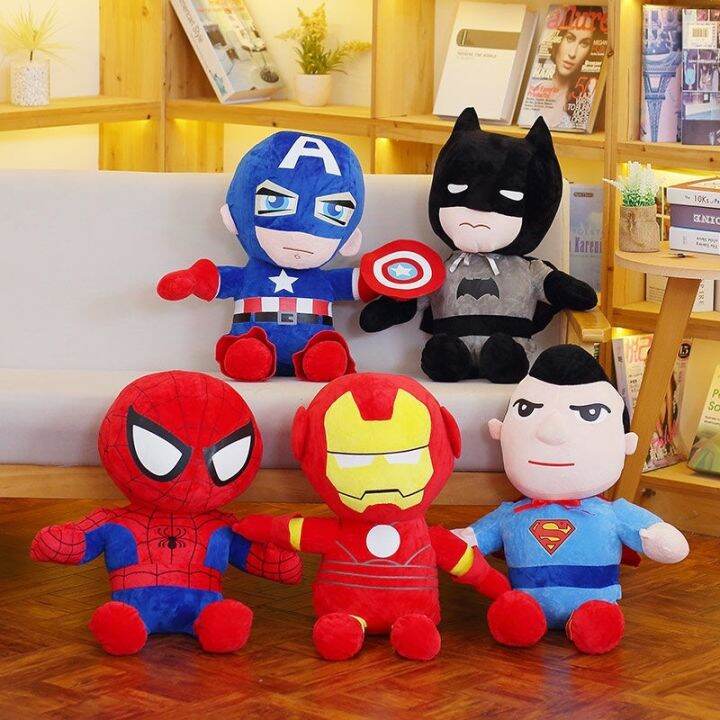 【Ready Stock】 Ready Stock 60CM Avengers plush toy Marvel doll Spider ...