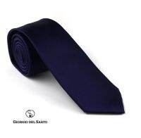 Giorgio Del Sarto Necktie Purple Fabric Texture เนคไทสีม่วงมีเท็กเจอร์