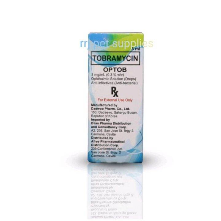 【COD】 OPTOB EYE DROP (Tobramycin)Used to Kill Bacteria Treat Eye ...