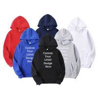 Men Women Hoodies Costom Logo Photo Hoodie Autumn Spring Personalized Customize Sweatshirts Polluver Fashion Unisex Fleece Tops