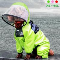 Pet Dog Raincoat The Dog Face Pet Clothes Jumpsuit Waterproof Dog Jacket Dogs Water Resistant Clothes for Dogs Pet Coat Clothing Shoes Accessories Cos